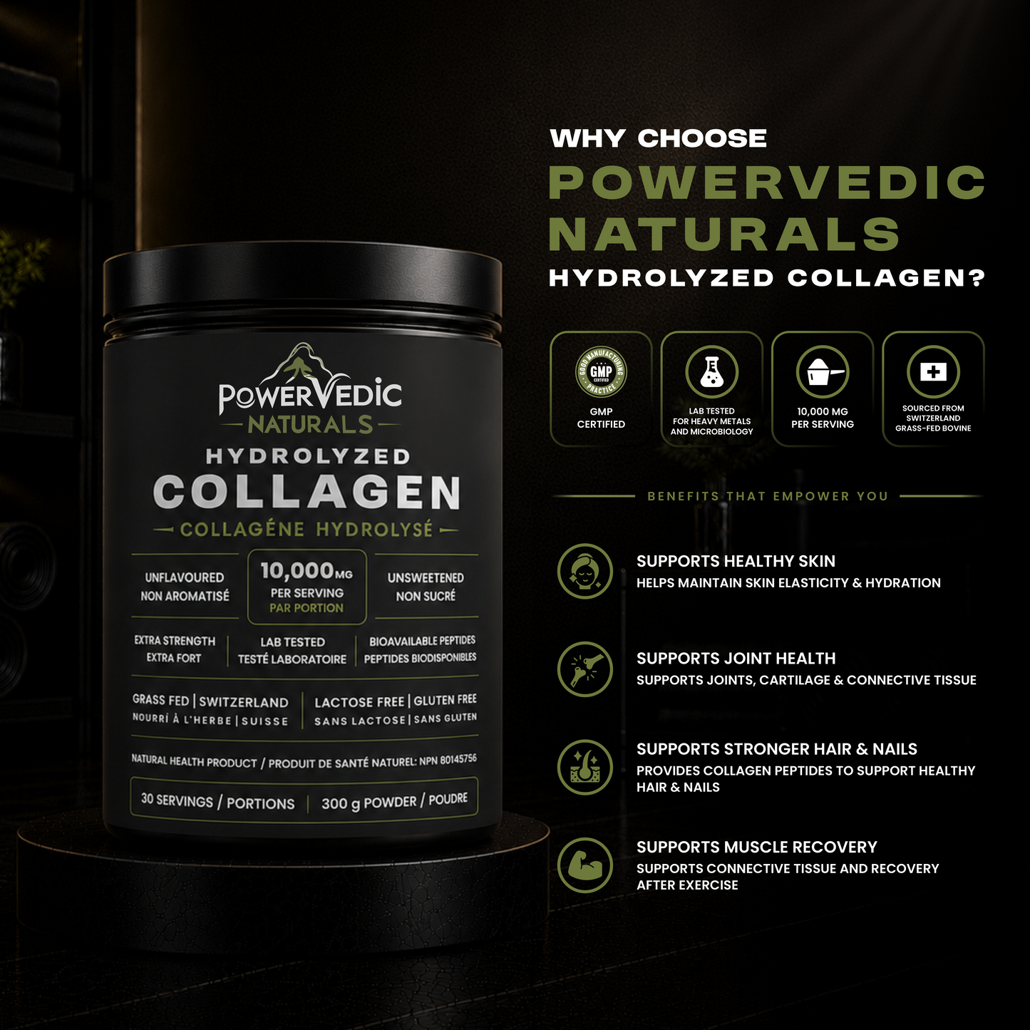 Grass-fed Switzerland Hydrolyzed Collagen